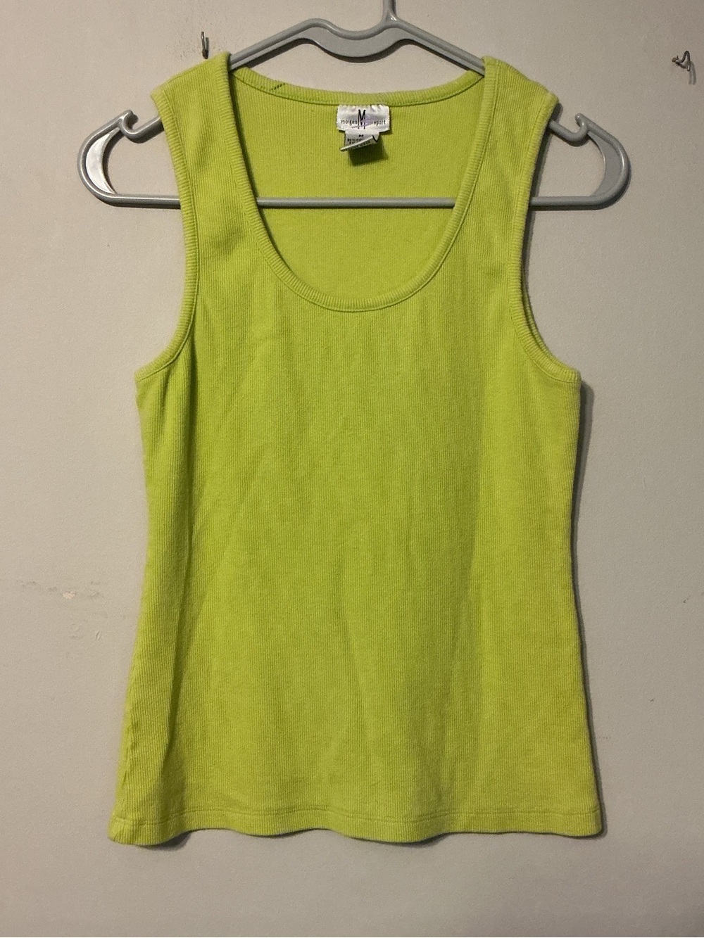 Morgan M Sport Y2K Lime Green Tank-See Pics